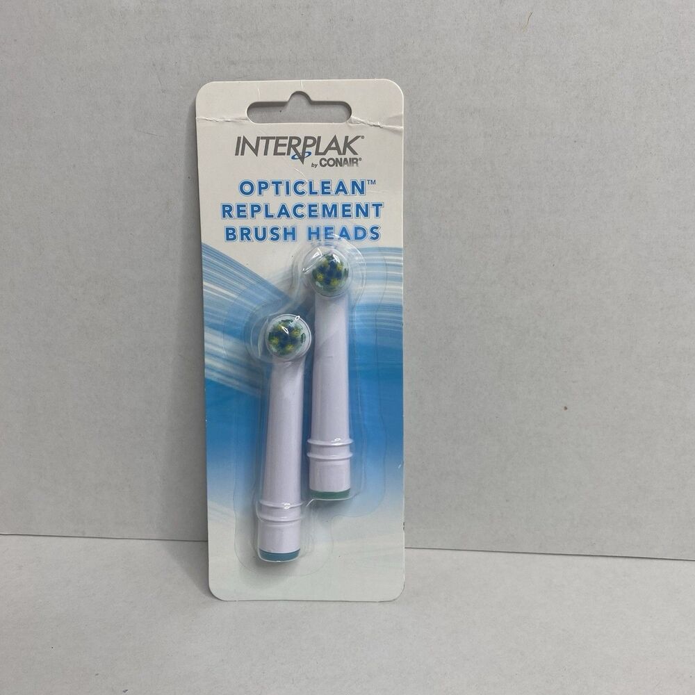 Interplak By Conair Opticlean Replacement Brush Heads RTGXRP01 New Sealed